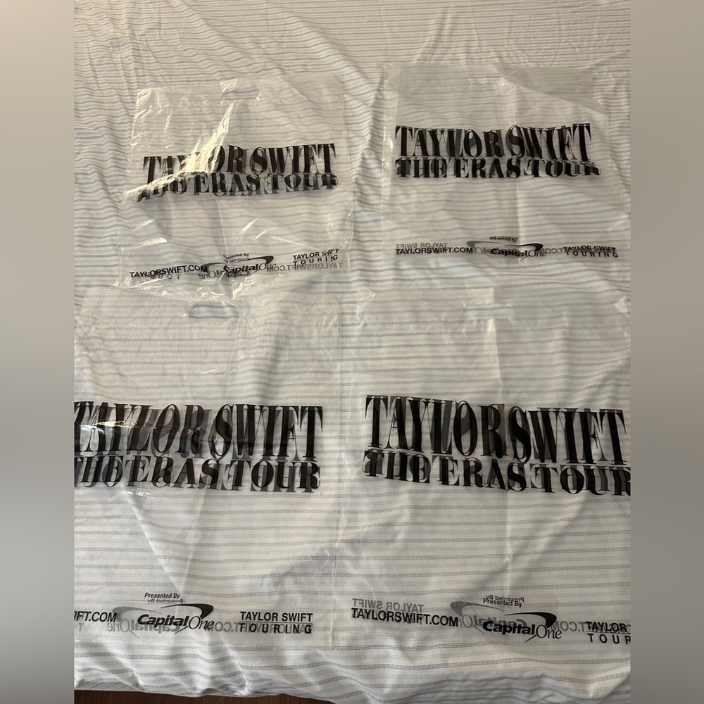 Four (4) Taylor Swift Eras Tour Shopping Bags